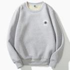 Logo Print Fleece-lined Sweatshirt