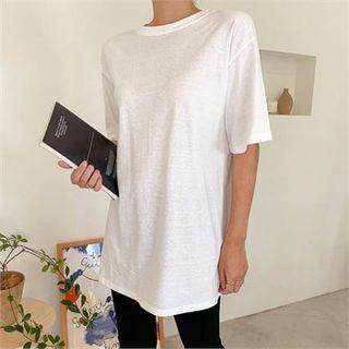 Basic Boxy Cotton T-shirt