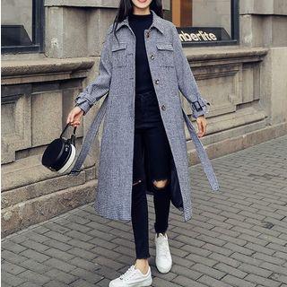 Single Breast Pattern Coat