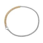 Asymmetrical Alloy Choker Necklace - Silver - One Size