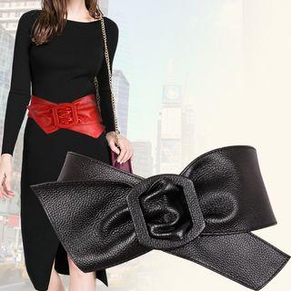 Genuine-leather Waist Belt