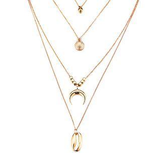 Pendant Alloy Necklace Set