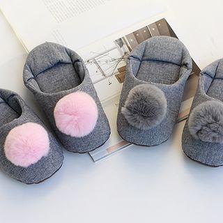 Pompom Slippers - (s)