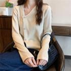 Slim-fit Button-up Cardigan