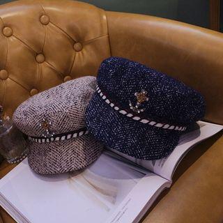 Melange Hunt Cap