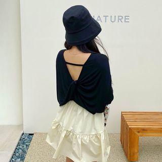Twisted-back Blouse