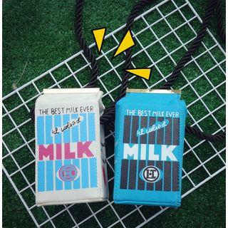 Milk Carton Shaped Crossbody Bag