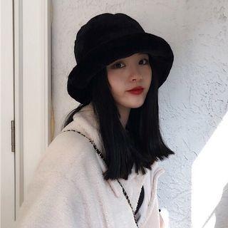 Plain Fleece Bowler
