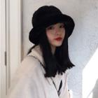 Plain Fleece Bowler