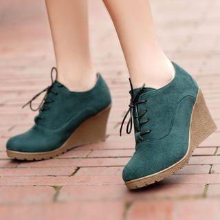 Wedge Lace Ups