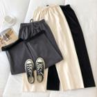 Fleece High-waist Pants