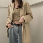 Plain Loose-fit Blazer - 4 Colors