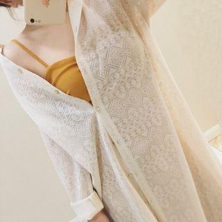 Long Sleeve Lace Cardigan