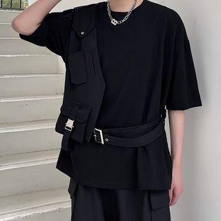 Short-sleeve T-shirt With Pouch