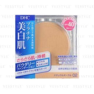 Dhc - Lasting White Powdery Foundation Spf 40 Pa+++ (#02) (refill) 10g
