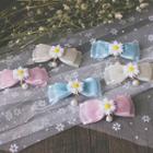 Mesh Bow Hair Clip / Mesh Bow Hair Clip Set (2 Pcs)