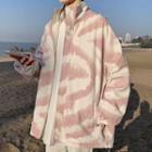 Reversible Print Zip-up Jacket