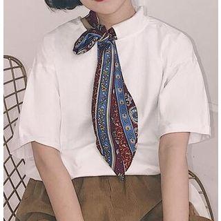 Print Tie Short-sleeve T-shirt