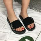 Faux Nubuck Slide Sandals