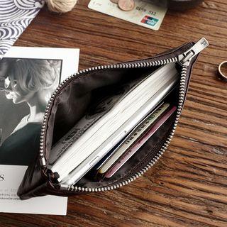 Genuine Leather Pouch Coffee - One Size