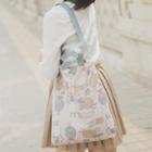 Sheep Print Canvas Shoulder Bag Sheep - 32cm X 36cm X 5cm