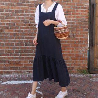 Linen Overall Dress
