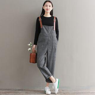 Set: T-shirt + Check Jumper Pants