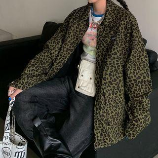 Reversible Leopard Print Jacket