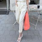 Hook-detail Wide-leg Pants