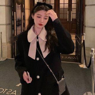 Bow Accent Long Coat