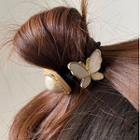 Butterfly Faux Pearl Rhinestone Hair Tie