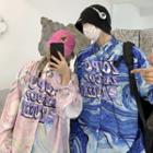 Tie Dye Lettering Shirt