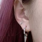 Stainless Steel Geometrical Drop Earring