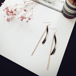 Chain Helix Drop Hook Earrings
