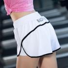Sports Mock Two-piece Shorts
