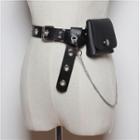 Chain Strap Waist Belt Black - One Size