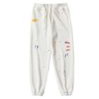 Splatter Print Drawstring Sweatpants