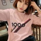 Number Print Long Sleeve T-shirt