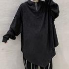 Oversize Hoodie Black - One Size
