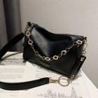 Zip Chain Shoulder Bag