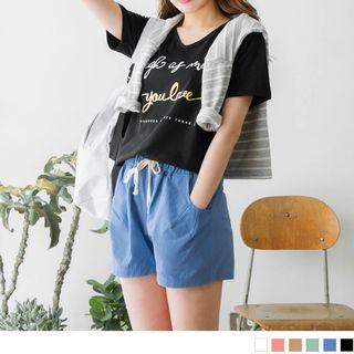 Casual Solid Coloured Roomy Shorts