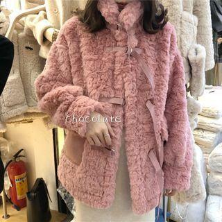 Fluffy Buckled Jacket