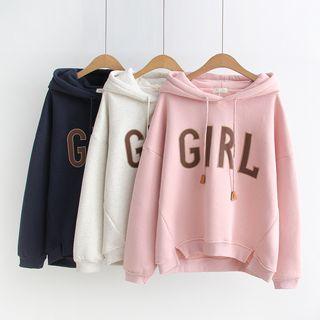 Deer Applique Long-sleeve Hoodie