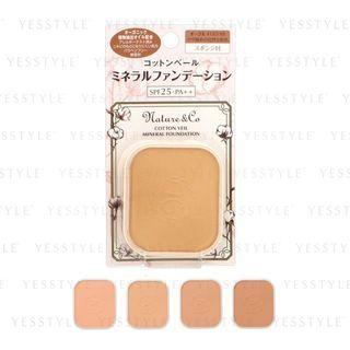 Kose - Nature & Co Cotton Veil Mineral Foundation Spf 25 Pa++ - 4 Types