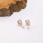 Freshwater Pearl Drop Earring 1 Pair - As Shown In Figure - One Size