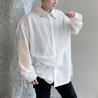 Chained Shirred Shirt