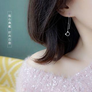Cat Non-matching Threader Earring