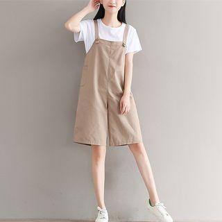 Set : Short-sleeve T-shirt + Short Dungaree