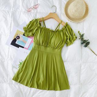 Short Sleeve Swim Dress