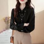 Chained Satin Blouse